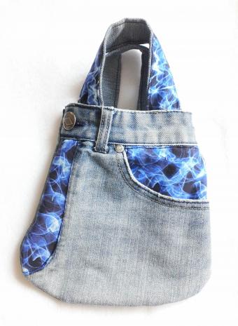 Mini Handbag - Blue Flame 