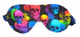 Sleep/Eye Masks - Rainbow Skulls