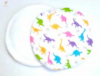 Cloth Nursing/Breast Pad Set - Dinosaurs