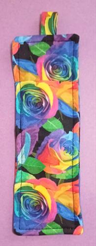 Lanyard Pen Holder - Multicoloured Roses