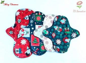 Cloth Sanitary Pad Set - Christmas 