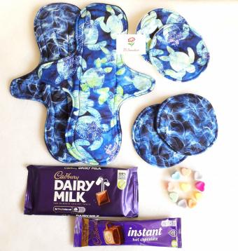 Cloth Sanitary Pad  and Cloth Nursing/Breast Pad Mum to be bundle