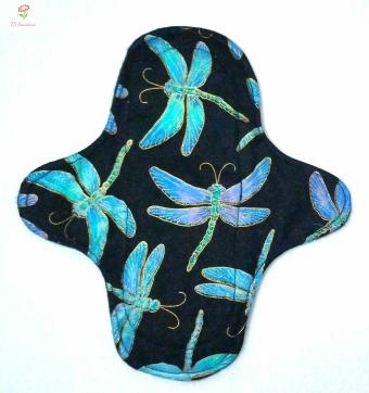 Cloth Sanitary Pad - Iridescent Dragonfly