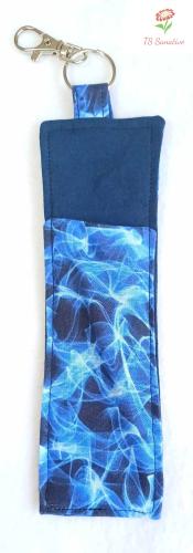 Lanyard Pen Holder - Blue Flame