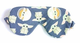 Sleep/Eye Masks - Baby Yoda on Blue