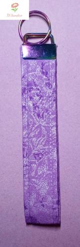 Key Wristlet Strap - Purple Shimmer