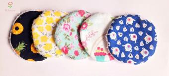 Washable/Reusable Cloth Makeup Rounds - Tea Party 2