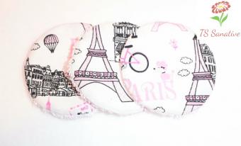 Washable/Reusable Cloth Makeup Rounds - Paris